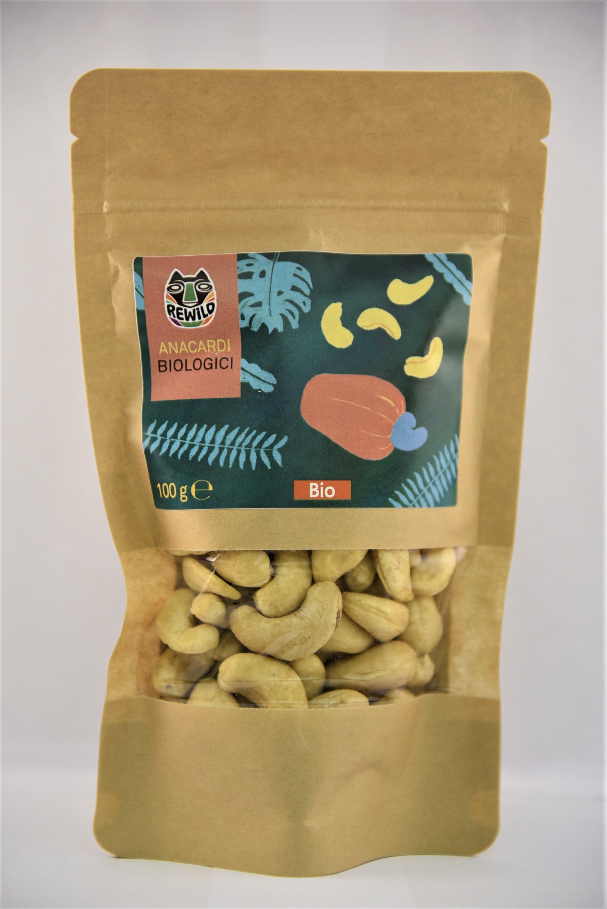 anacardi al naturale bio 100gr rewild