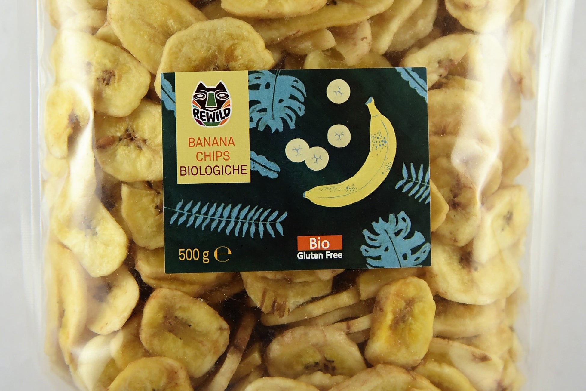 banana chips 500gr bio rewild
