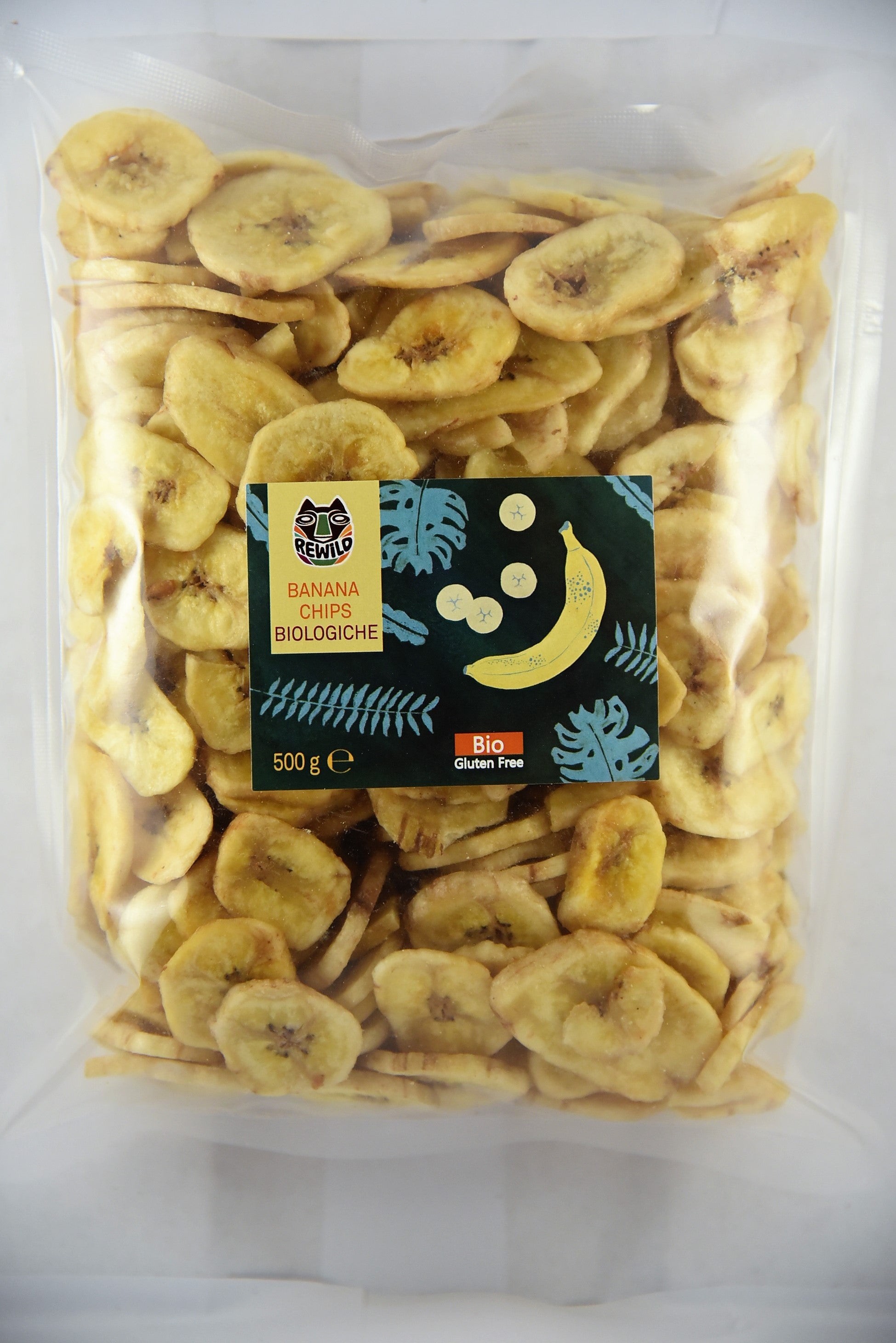 banana chips 500gr bio rewild