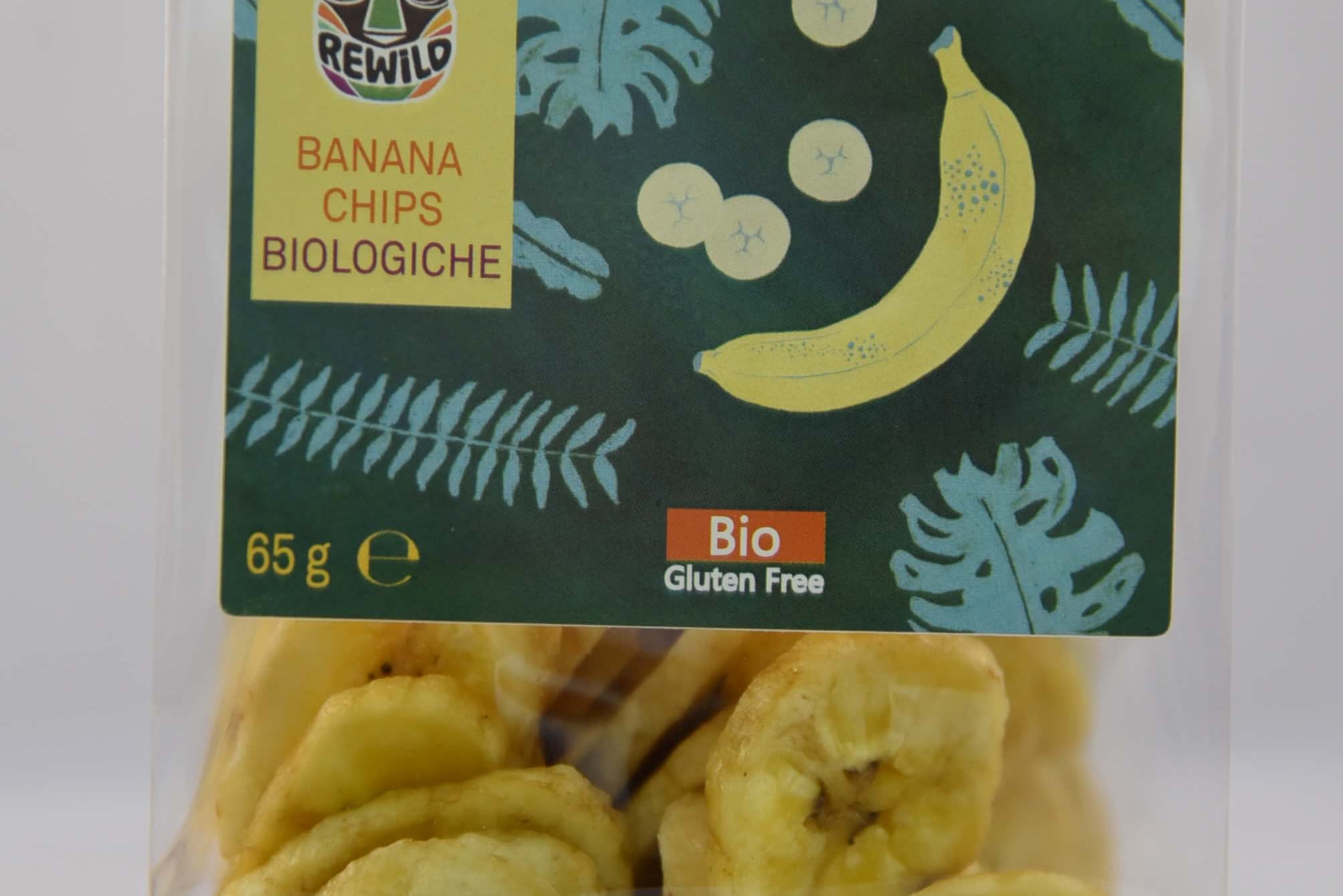 banana chips bio 65gr rewild