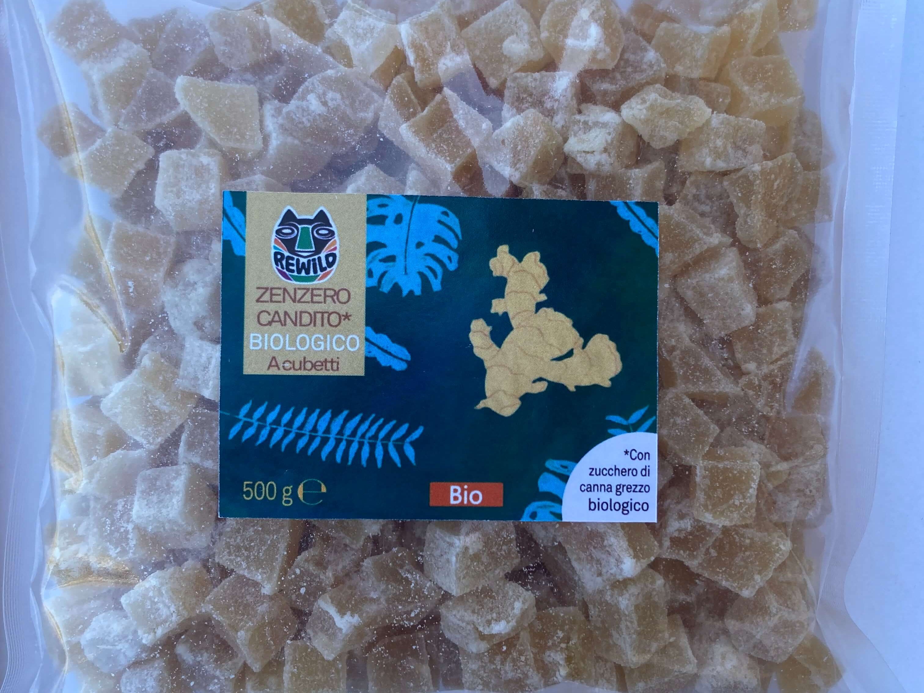 zenzero candito bio 500gr rewild