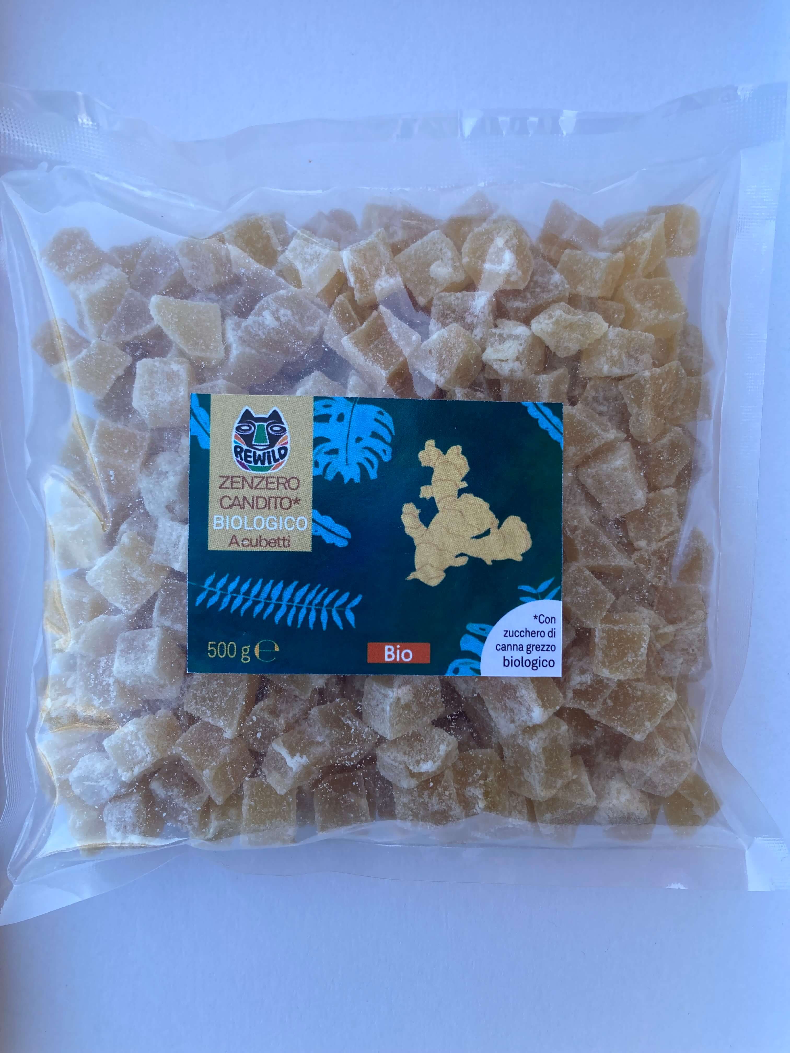 zenzero candito bio 500gr rewild