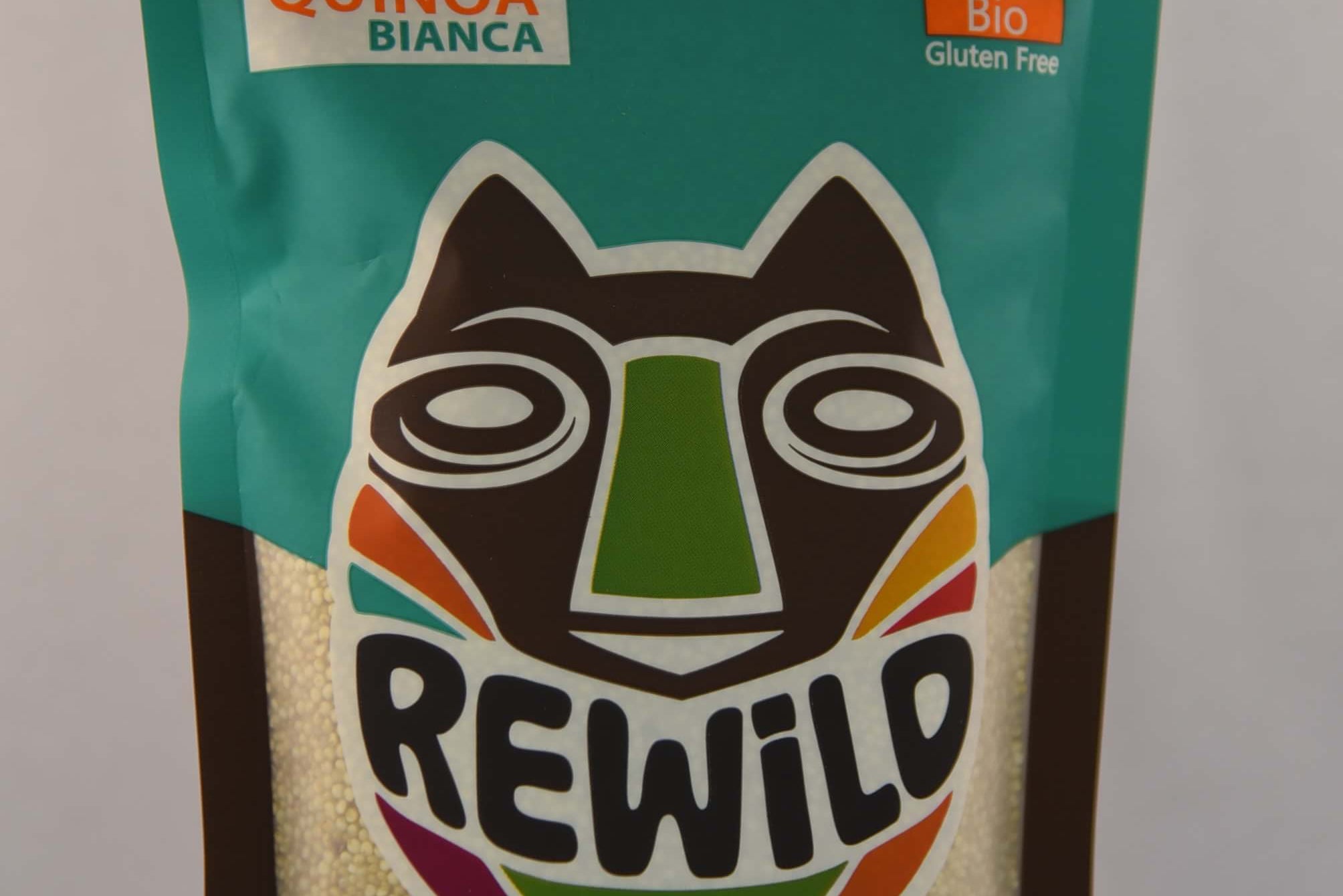 quinoa bianca 350gr bio rewild