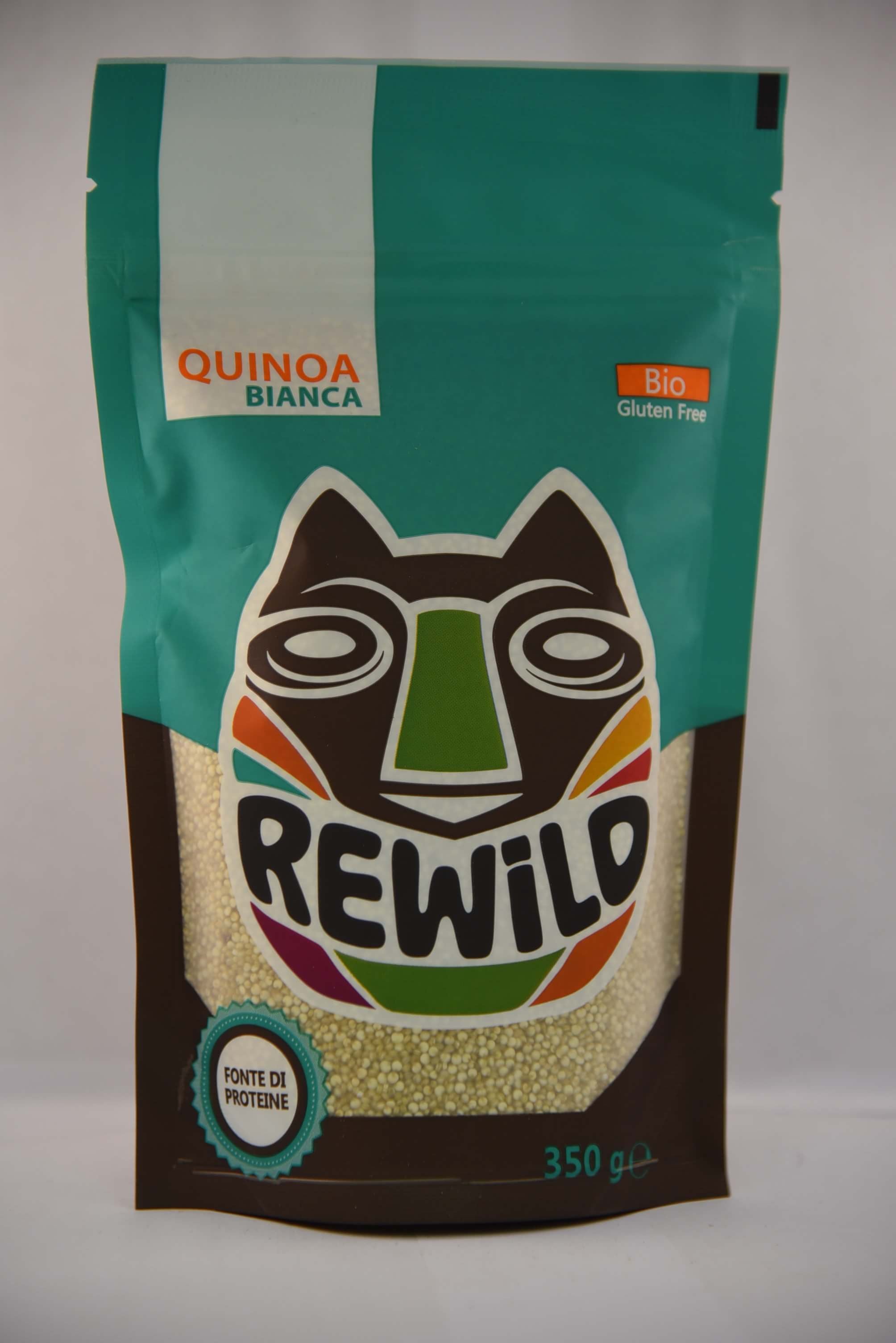 quinoa bianca 350gr bio rewild