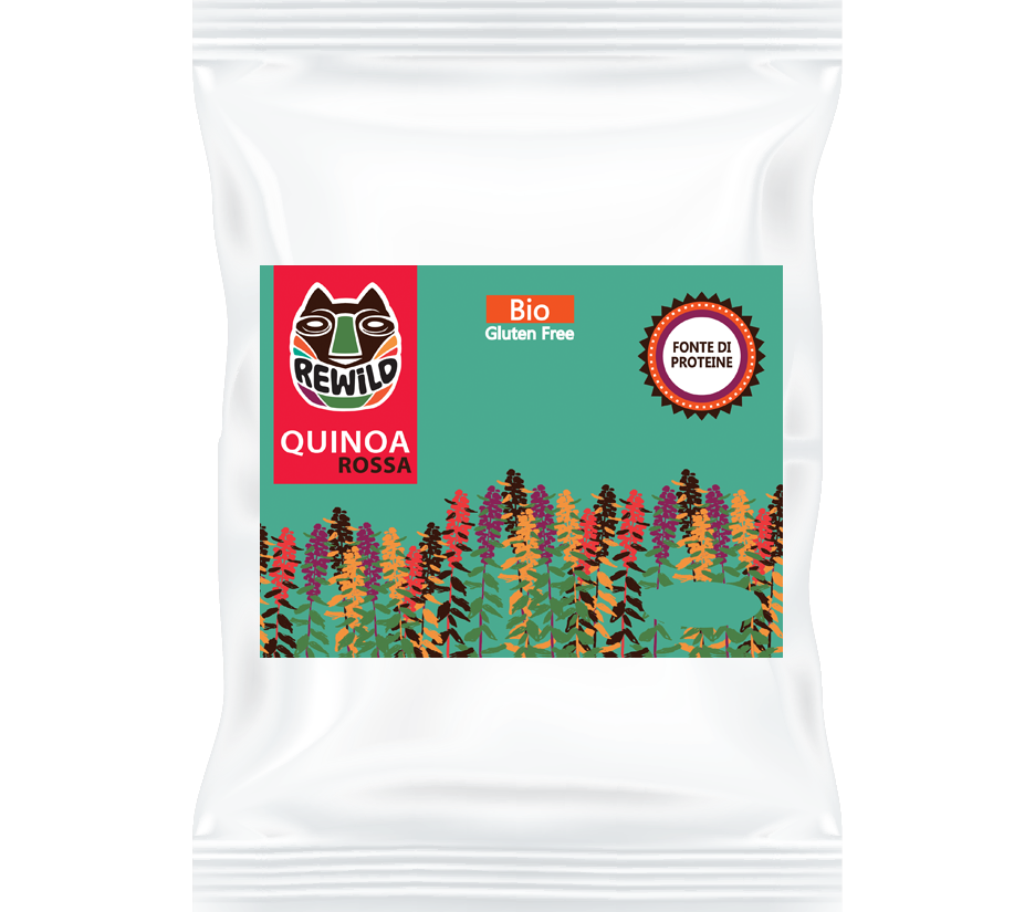 quinoa rossa bio senza glutine rewild