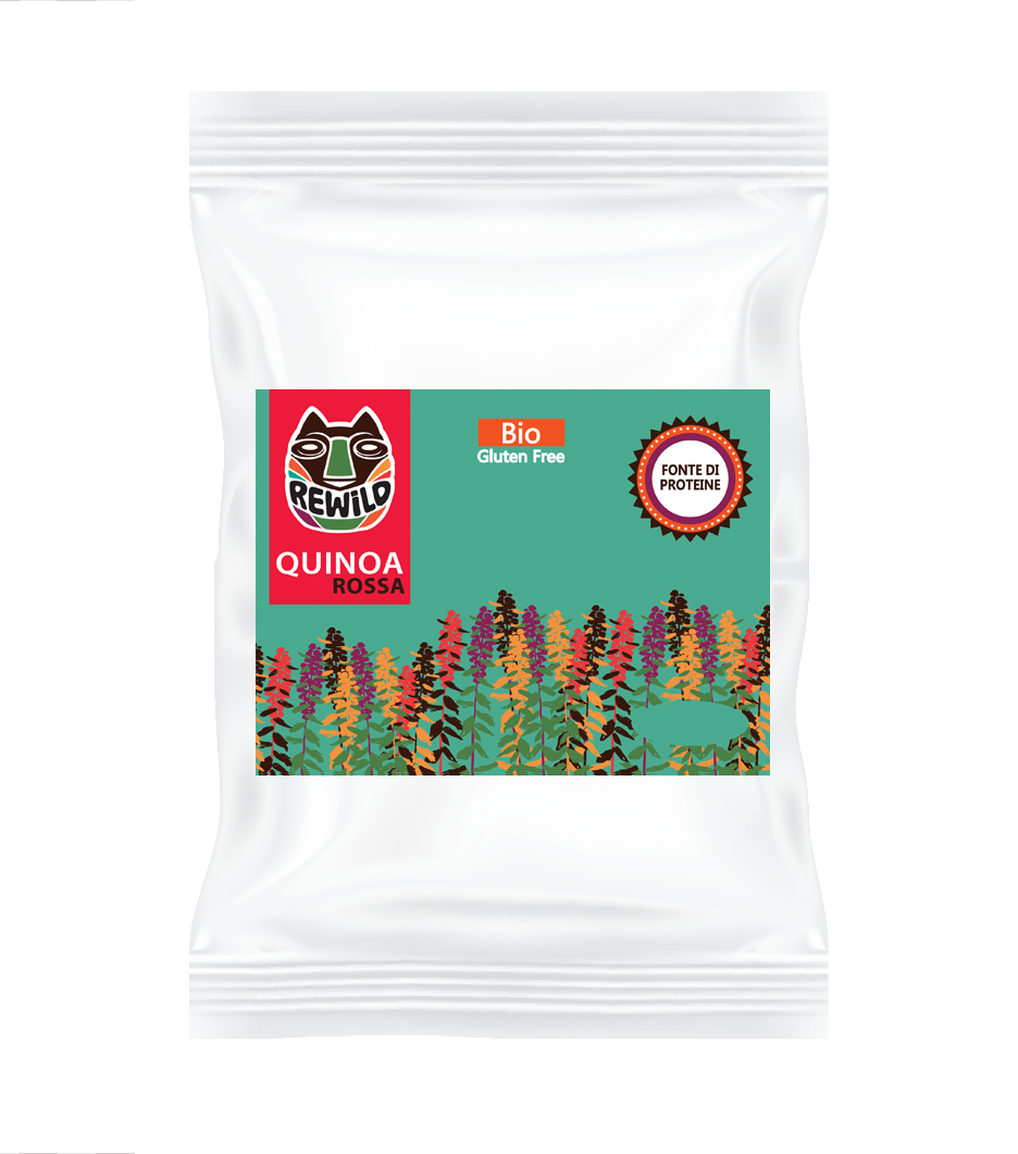 quinoa rossa bio senza glutine rewild