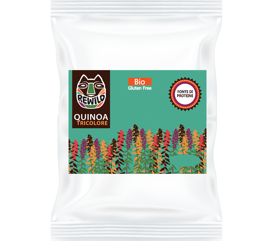 quinoa tricolore bio senza glutine rewild