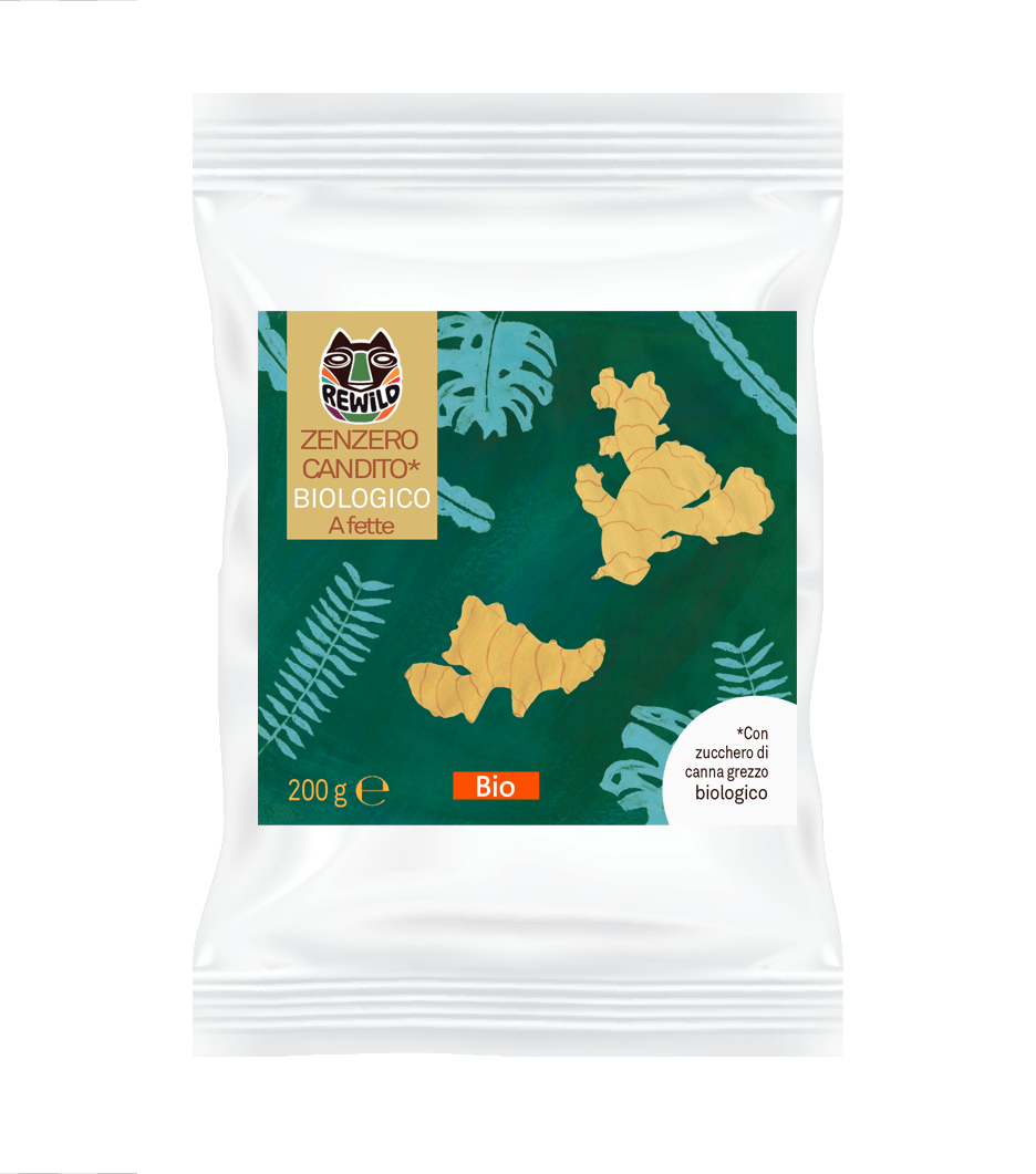 zenzero candito bio a fette rewild